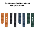 Genuine Leather Watch Band Apple Watch Ultra Classic Business Luxury Strap