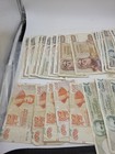 Lot Of 56 Greek Banknotes Drahma 19x 5000  12 X 1000  17 X 100  3 X 500  5 X 200