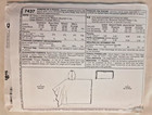 Vintage Oop Mccall s Pattern 7437 Poncho In A Pouch Sewing Craft Project  h 