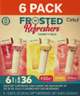 Cirkul Frosted Refreshers Flavor Cartridges 6-pack Variety 2xpink Mango Paradise