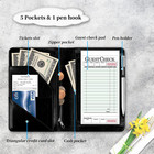Server Book For Waitress - Leather Server Wallet Western Pink Waitress