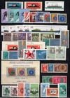 Poland  Polska Sc 969 1026  1961 Collection   40  Stamps   Two Sheets Mint Nh Og
