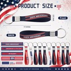 30 Pcs 250th Anniversary Keychains Bulk Usa Patriotic Party Favors For 4th Of   