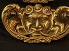 Antique Brass Devil Satyr Drawer Pulls