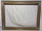 Antique Old Vintage Gold Gilt   Silver Solid Wood Frame Fits 27 5 x19 5  Large