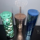 Starbucks Holiday Tumblers 3 Piece Bundle- Excellent Condition