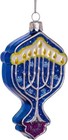 Kurt Adler Glass Hanukkah Ornament