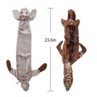 2 Pack Dog Toy Pet Rope Durable Squeaky Plush Corduroy Chew For Dog Puppy Kitten