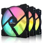 9pack 4pin 120mm Argb Fans Up To 1600 Rpm Computer Case Color Pwm Gaming Pc Fans