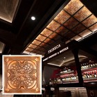 Faux Tin Ceiling Tile Stores Art Decor Wall Panel Pl31 Archaic Copper 10pcs lot