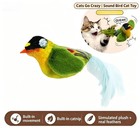 Usb Interactive Flying Bird Cat Toys Electronic Pet Simulation Sparrow Toy
