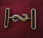 Original Civil War Era Complete Brass Snake Buckle For Accoutrements Belt Csa us
