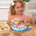 Melissa   Doug Wooden Birthday Cake Toy 34pieces 3y Plus