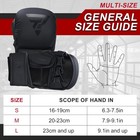 Mma Gloves For Sparring Grappling  Hybrid Open Palm Martial Arts Large  Black 