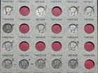 24 Mercury Dimes  Incomplete Set  Dates As Pictured 