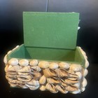 Vtg  Seashell Jewelry Trinket Treasure Box Sailor Valentine Maritime Folk Art