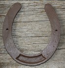 Cast Iron Lucky Horseshoe Rustic Ranch Western  Home Decor 5 1 2 X 6 5 In Texas