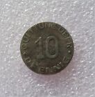 German  Ww2 -  Ghetto Coin  -1942 -  10 Pfennig      