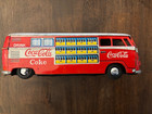 Vintage Taiyo Tin Toy Friction Coca Cola Volkswagen Vw Bus Samba Microbus