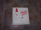 Vintage Department Store Easel Back Christmas Sale Santa Sign Vacuform Plastic