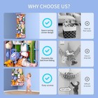 Gguo Corner Stuffed Animal Storage Net - Stuffed Animals Holder With Lights -   