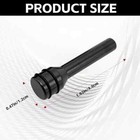 Ntnev 4 Pcs Car Door Lock Knobs  1 93  X 0 47  Aluminum Alloy Inner Black 