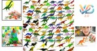 78-piece Dinosaur Toy Set Assorted Mini Figures Durable Vinyl Ages 3 