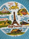 1970s Kings Dominion Collectors Plate Scooby-doo  Sky Ride  Wacky Races  Vintage
