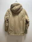 Patagonia Isthmus Parka Men s M Tan Hooded Fleece Lined Insulated Jacket 27022
