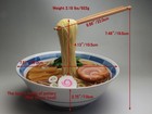 Made In Japan Fake Food   Food Replica Ramen With Chopsticks New  