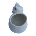 Vintage Ceramic Cat Kitty Planter Pot Small Succulents Unique Cute Spring