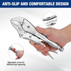 Workpro  5-piece 5 7 10 Inch Curved Jaw Pliers  6 5 9 Inch Long Nose Pliers New