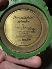 Franklin Mint Hummingbird Splendor Domed Figurine Signed And Numbered
