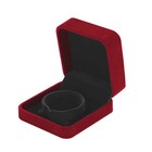 2 Piece Velvet Bracelet Boxes For Jewelry Gift Classic Case Organizer Holder Red
