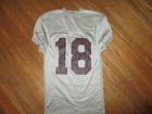 Genoa Comets 18 Football Jersey Ohio School Team Game Used Boys Sm med 30-32 