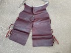 Vintage Leather Chaps Chinks Farrier Cowboy Farmer Working Apron Blacksmith 