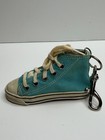 Vtg Rare Coca-cola Ked   s Blue white Canvas Lace-up Sneaker Shoe Keychain Clip