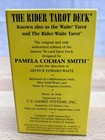 Rider Waite Tarot Deck Wr78 Complete 78 Cards   Box   Booklet Good Condition