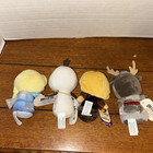Lot 4 Hallmark Itty Bittys Disney s Frozen Elsa  Kristoff Moose Olaf Plush Tags