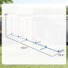 Dog Weave Pole Set Agility Starter Kit Pet Outdoor Exercise Training Set