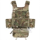 Krydex Low Vis Slick Molle Plate Carrier   Tactical Placard Holder   Drop Pouch