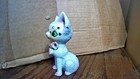 Vintage Ceramic Sugar Cat Mcm Rhinestone Figurine 4 5  Japan Hand Painted