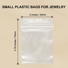 Wegoup 120 Pcs Small Plastic Bags For Jewelry  2  X 2 76  2 4 2   2 76   Clear