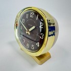 Vintage Big Ben Westclox Gold Baby Ben Luminous Wind Up Alarm Clock-usa-works