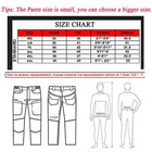 Mens Tactical Cargo Pants Soldier Straightfit Work Combat Trousers Outdoor Black