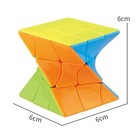3x3x3 Twisted Shape Magic Cube Puzzle Speed Cube Brain Teaser Fidget Toy