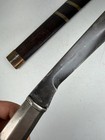 Antique Filipino Tenegre Sword Binangon Visayas Panay Bakunawa Carved Wood 19thc
