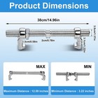 Shipping Container Bridge Fitting Clamp 380mm 15in To Connect Containers