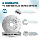 Front   Rear Drilled Brake Rotors   Ceramic Pads For 2016 Hyundai Veloster 1 6l