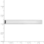 Sterling Silver Tie Bar Qq142 